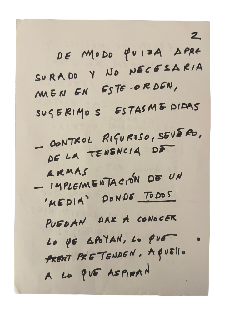 Manifiesto, página 3
